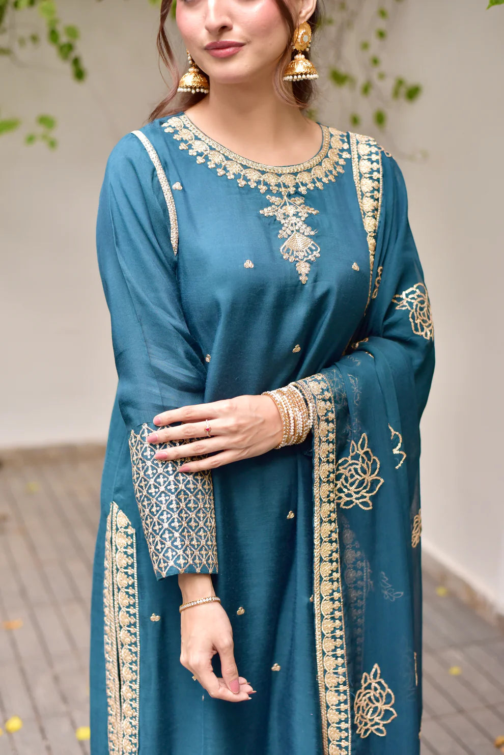 03-Piece Embroidered Chiffon Suit | Ready To Wear