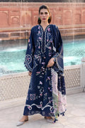 03-Piece Embroidered Lawn Suit Net Dupatta | Ready To Wear