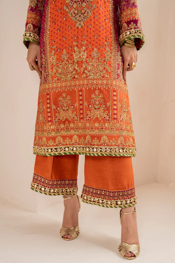 03-Piece Embroidered Chiffon Suit | Ready To Wear