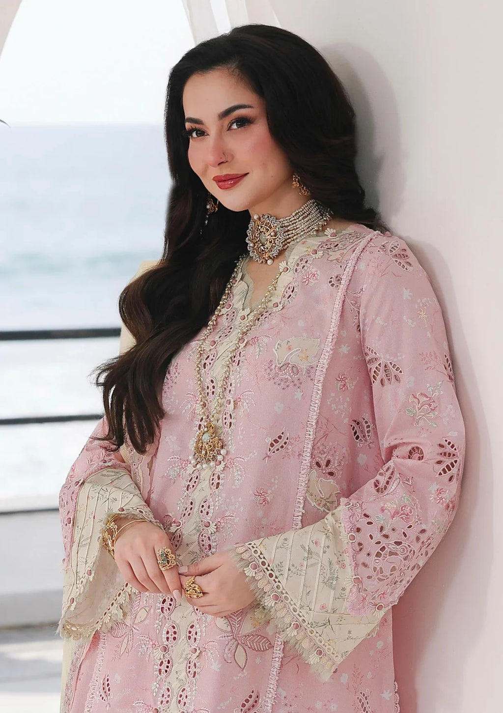 Elegant Light Pink: Embroidered Lawn Suit | Ready To Wear