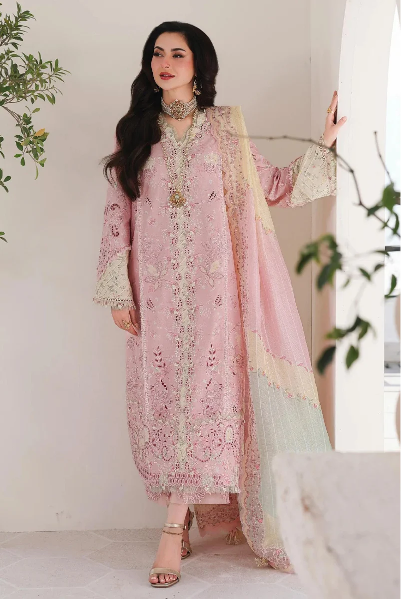 Elegant Light Pink: Embroidered Lawn Suit | Ready To Wear