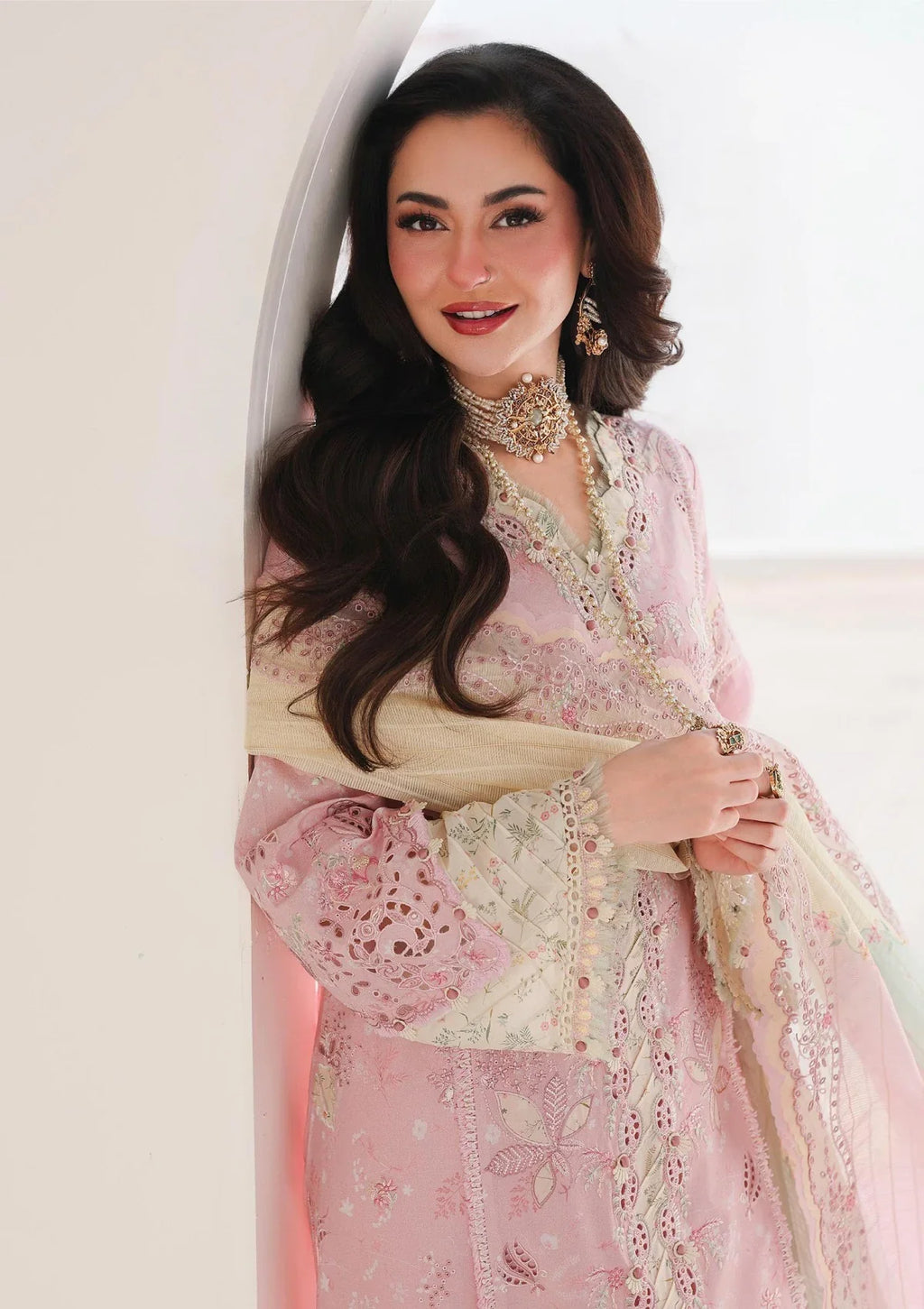 Elegant Light Pink: Embroidered Lawn Suit | Ready To Wear