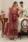 03-Piece Embroidered Lawn Suit With Net Dupatta | Ready To Wear
