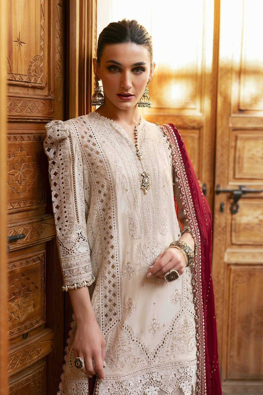Maria B Luxury Lawn Chicken Kari Partywear Dress