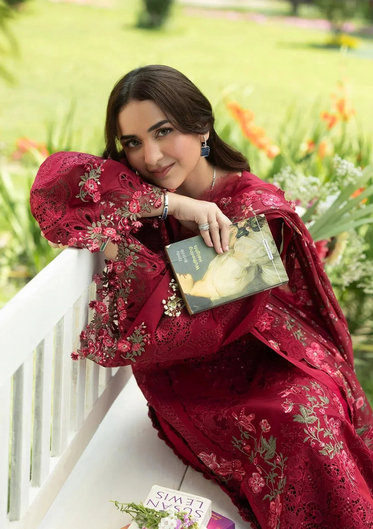 The Ruby Flora - Embroidered Lawn Suit | Ready To Wear
