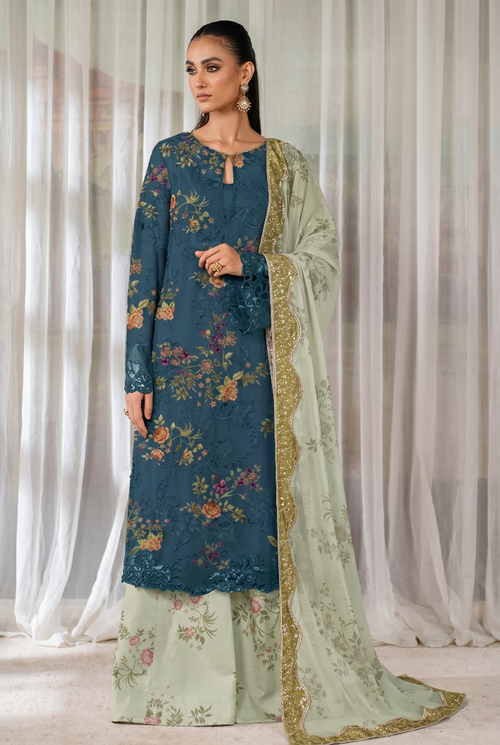 03-Piece Chiffon Suit | Ready To Wear