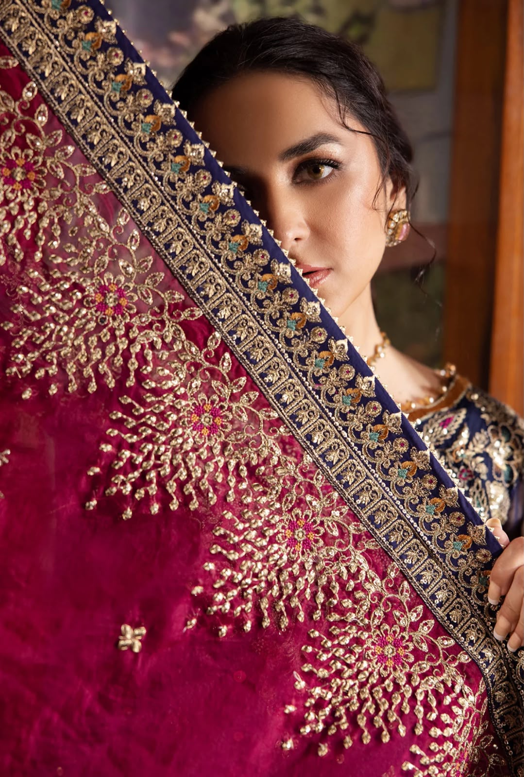 3 Piece Chiffon Suit With Organza Dupatta | Ready To Wear