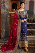 3 Piece Chiffon Suit With Organza Dupatta | Ready To Wear