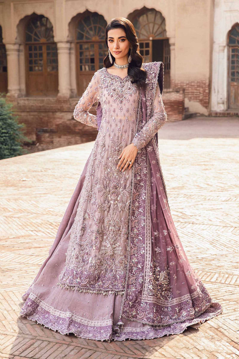 03-Piece Heavy Embroidery Net Bridal Dresss | Ready To Wear