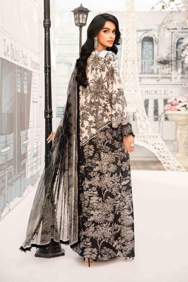 03-Piece Printed Lawn Embroidered Dress Ready To Wear