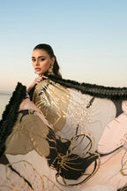 Midnight Desert: Embroidered Cotton Suit | Ready To Wear