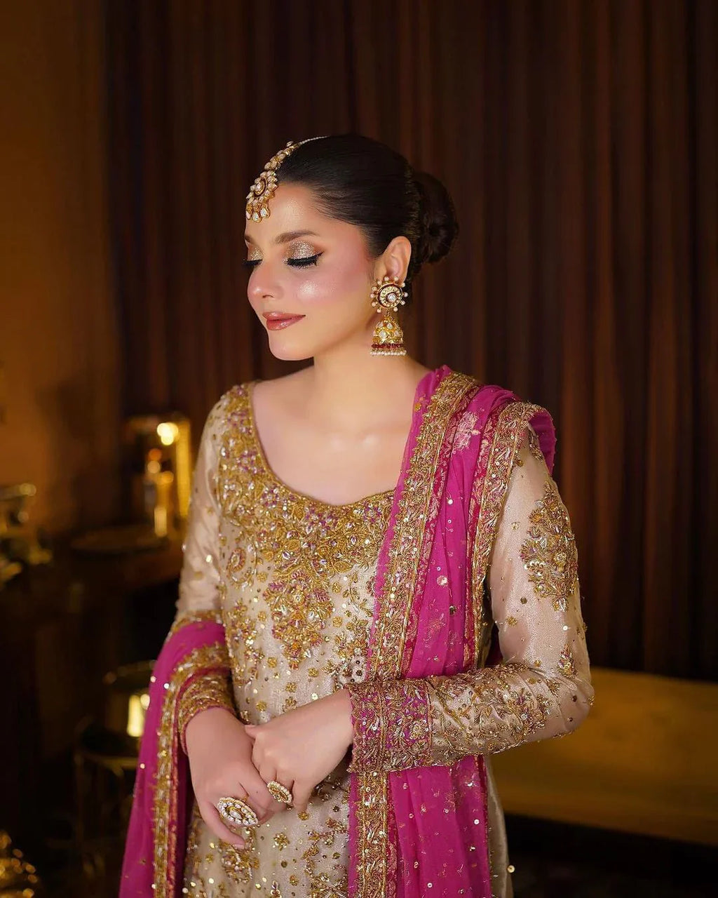 3 Piece Stitched Bridal Suit - Ready To Wear