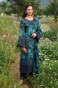 3 Piece Stitched  lawn and Chiffon Suit - Ready  to Wear