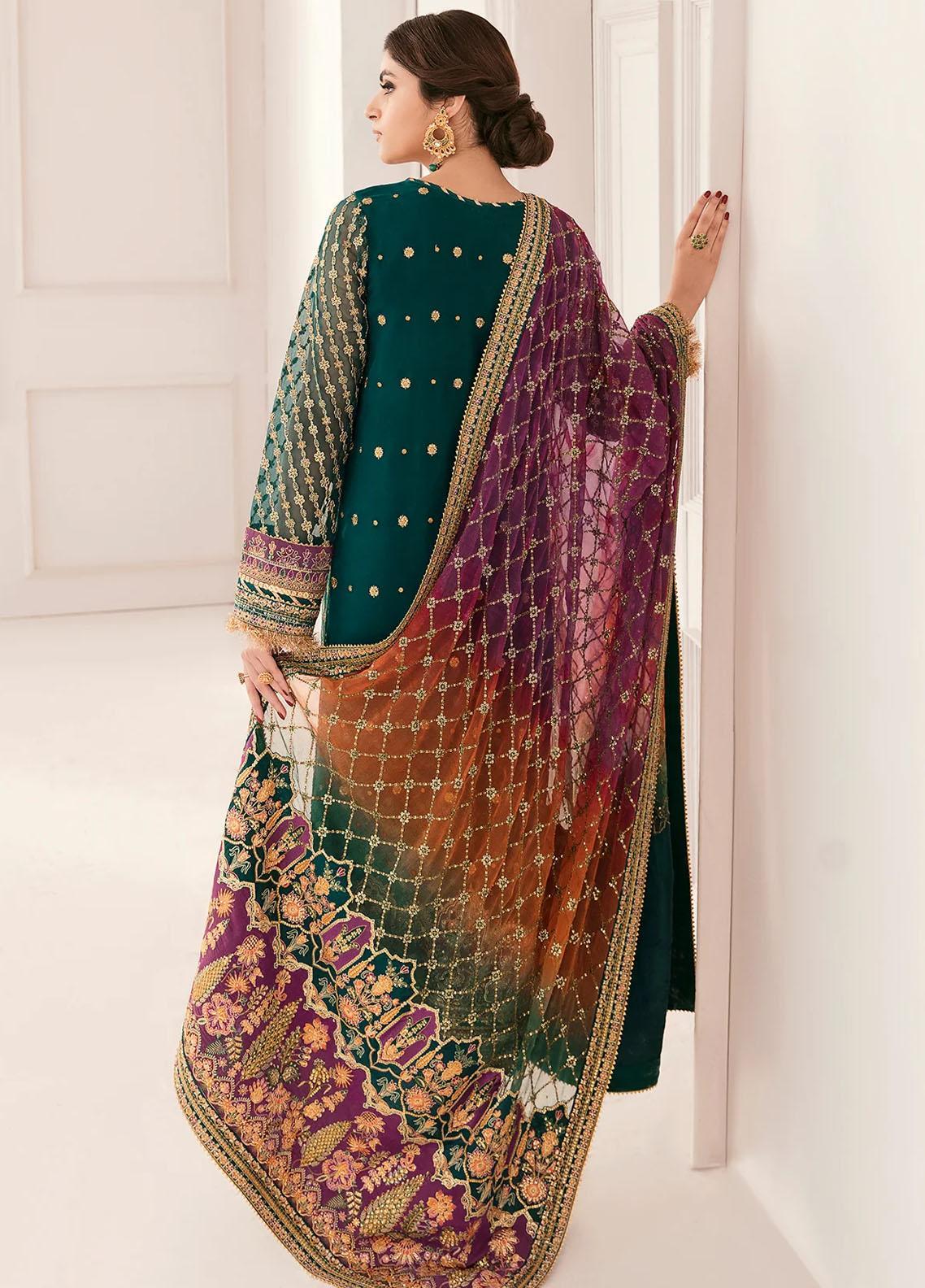 3 piece Chiffon Suit With Net Dupatta | Ready To Wear